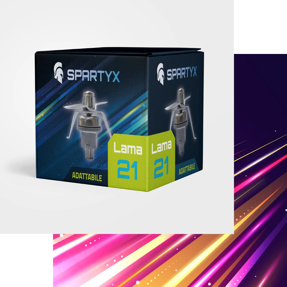 Immagine packaging lama adattabile 21 Spartyx